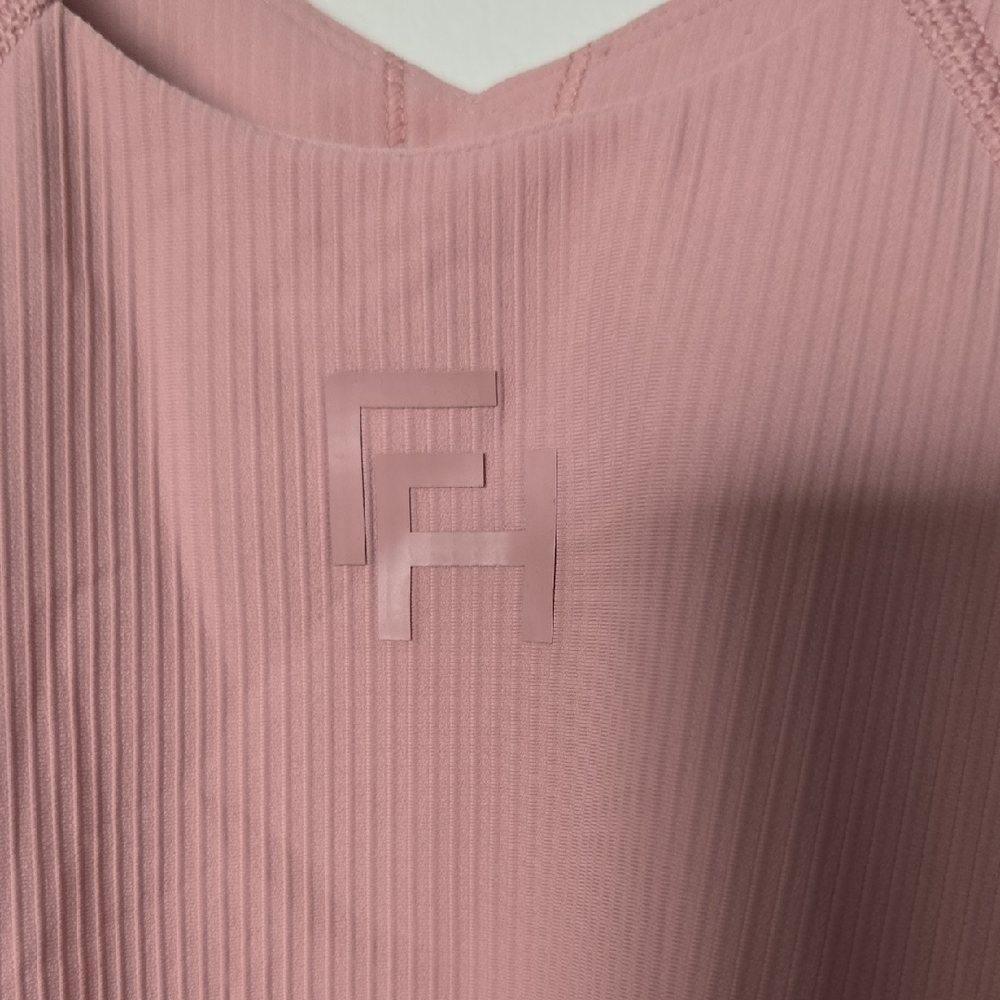 Pink Ribbed Tank Top - Picture 2 of 5